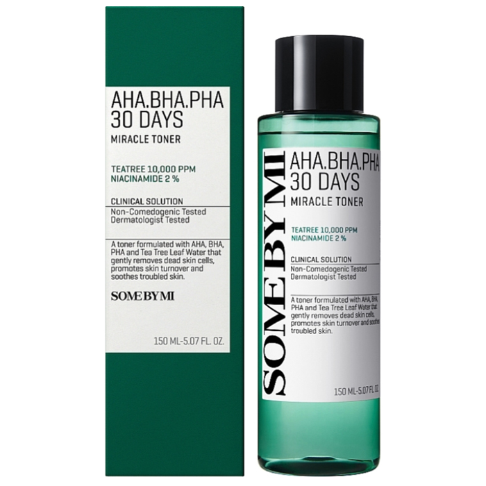 Тонер для обличчя AHA. BHA. PHA 30Days Miracle Toner Some By Mi, 150  мл