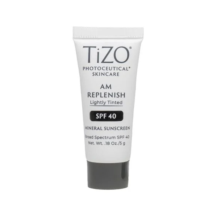 Крем денний  Photoceutical Skincare AM Replenish Lightly Tinted SPF 40 mini TiZO, 5 мл