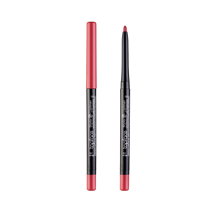 Автоматичний водостійкий олівець для губ Waterproof Stylo Lipliner TopFace 006, 0.29 г