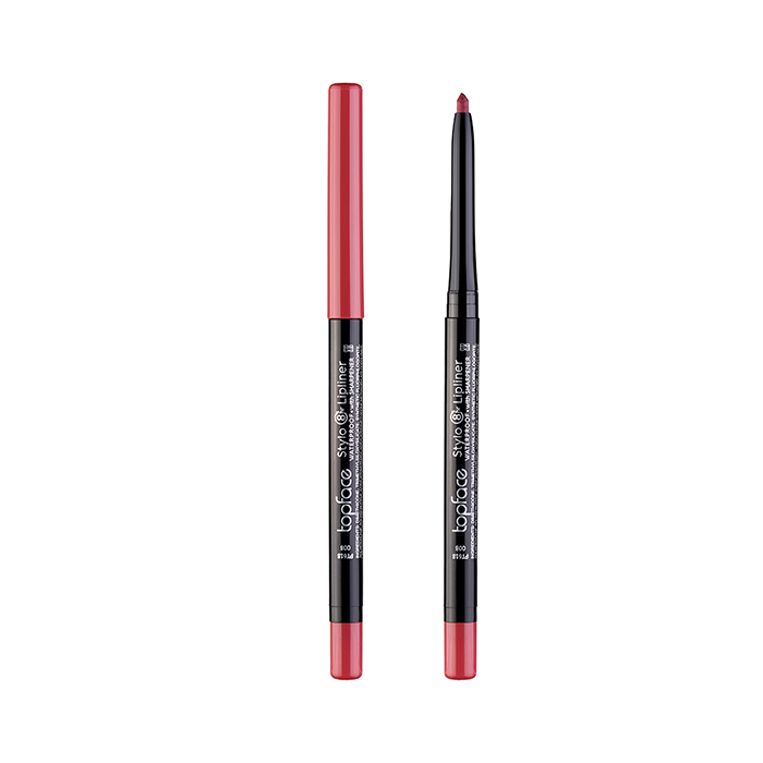 Автоматичний водостійкий олівець для губ Waterproof Stylo Lipliner TopFace 008, 0.29 г