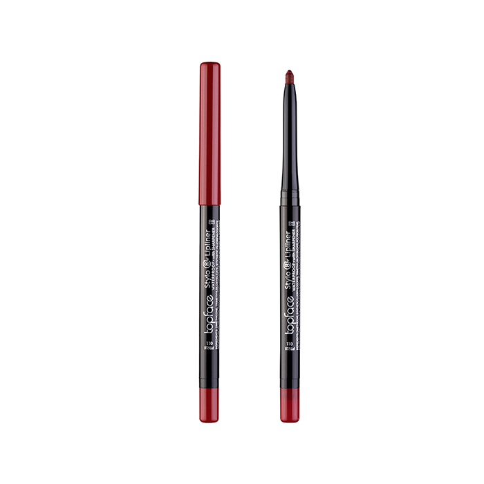 Автоматический водостойкий карандаш Waterproof Stylo Lipliner TopFace 011,  0.29 г
