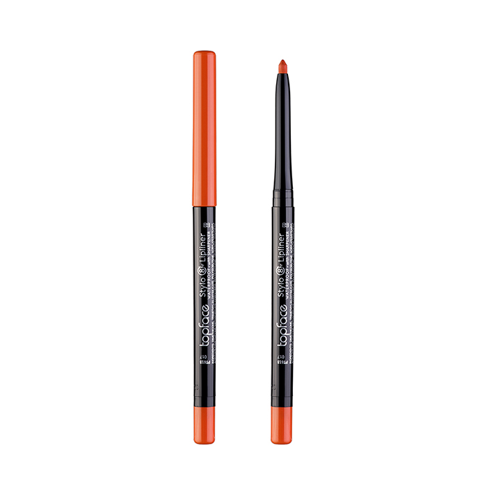 Автоматический водостойкий карандаш Waterproof Stylo Lipliner TopFace 017,  0.29 г