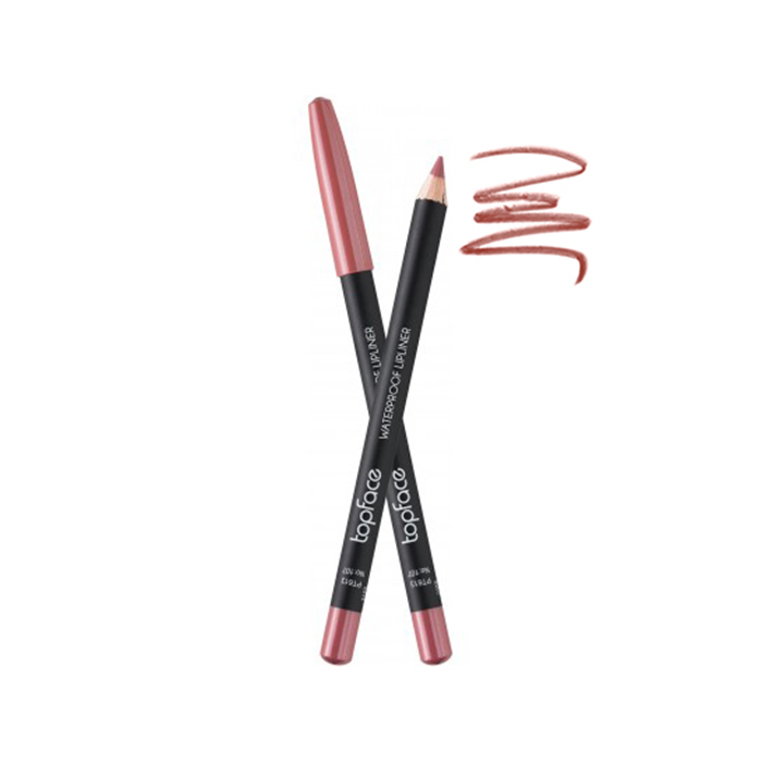 Водостійкий олівець для губ Waterproof Lipliner TopFace 106, 1.14 г