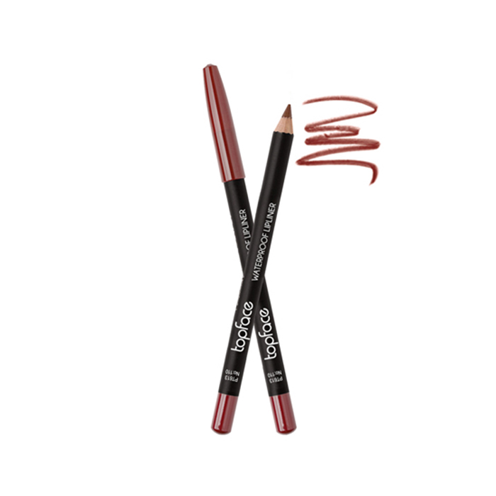 Водостійкий олівець для губ Waterproof Lipliner TopFace 109, 1.14 г