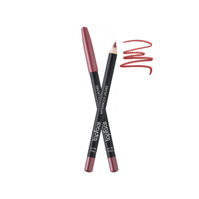 Водостійкий олівець для губ Waterproof Lipliner TopFace 110, 1.14 г