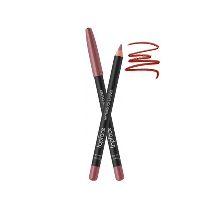 Водостойкий карандаш для губ Waterproof Lipliner TopFace 112,  1.14 г
