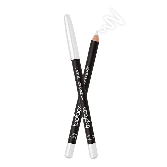 Водостійкий олівець для очей Waterproof Eyeliner TopFace 101, 1.14 г