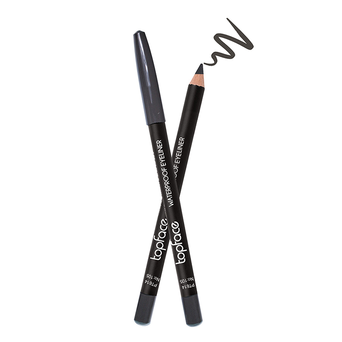 Водостойкий карандаш для глаз Waterproof Eyeliner TopFace 105,  1.14 г