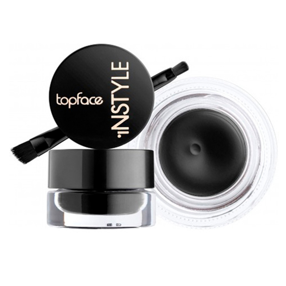 Підводка гелева для очей Instyle Gel Eyeliner TopFace 001 - Black, 3.5 г