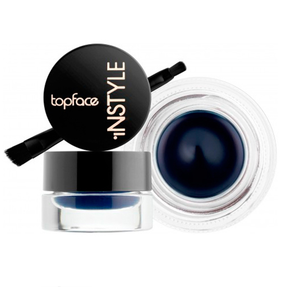 Подводка гелевая для глаз Instyle Gel Eyeliner TopFace 004 - Midnight Blue,  3.5 г