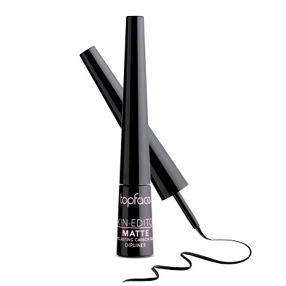 Підводка для повік Dipliner Matte TopFace Carbon Black, 2.5 мл