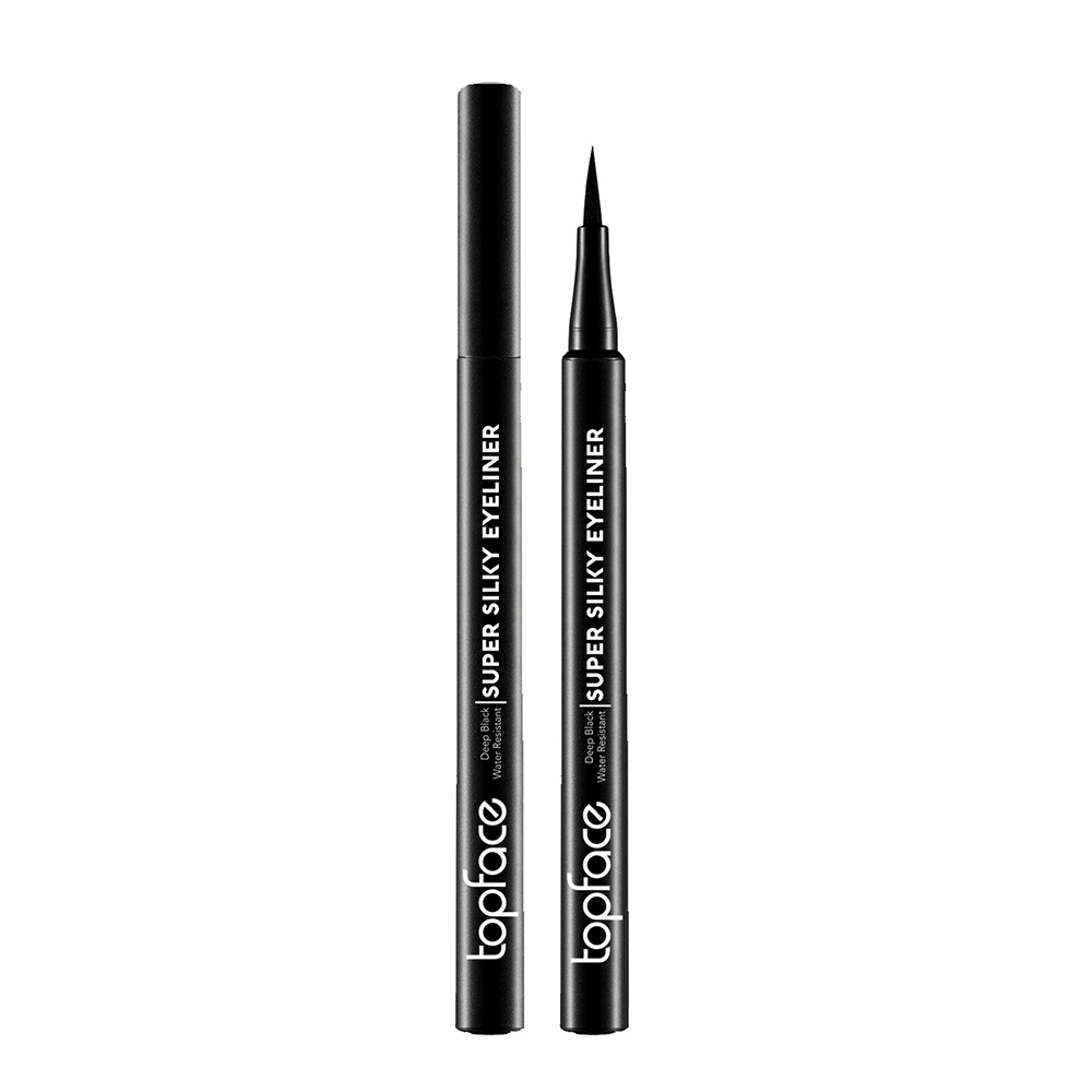 Підводка-маркер для очей Super Silky Eyeliner Topface Black, 4.3 г