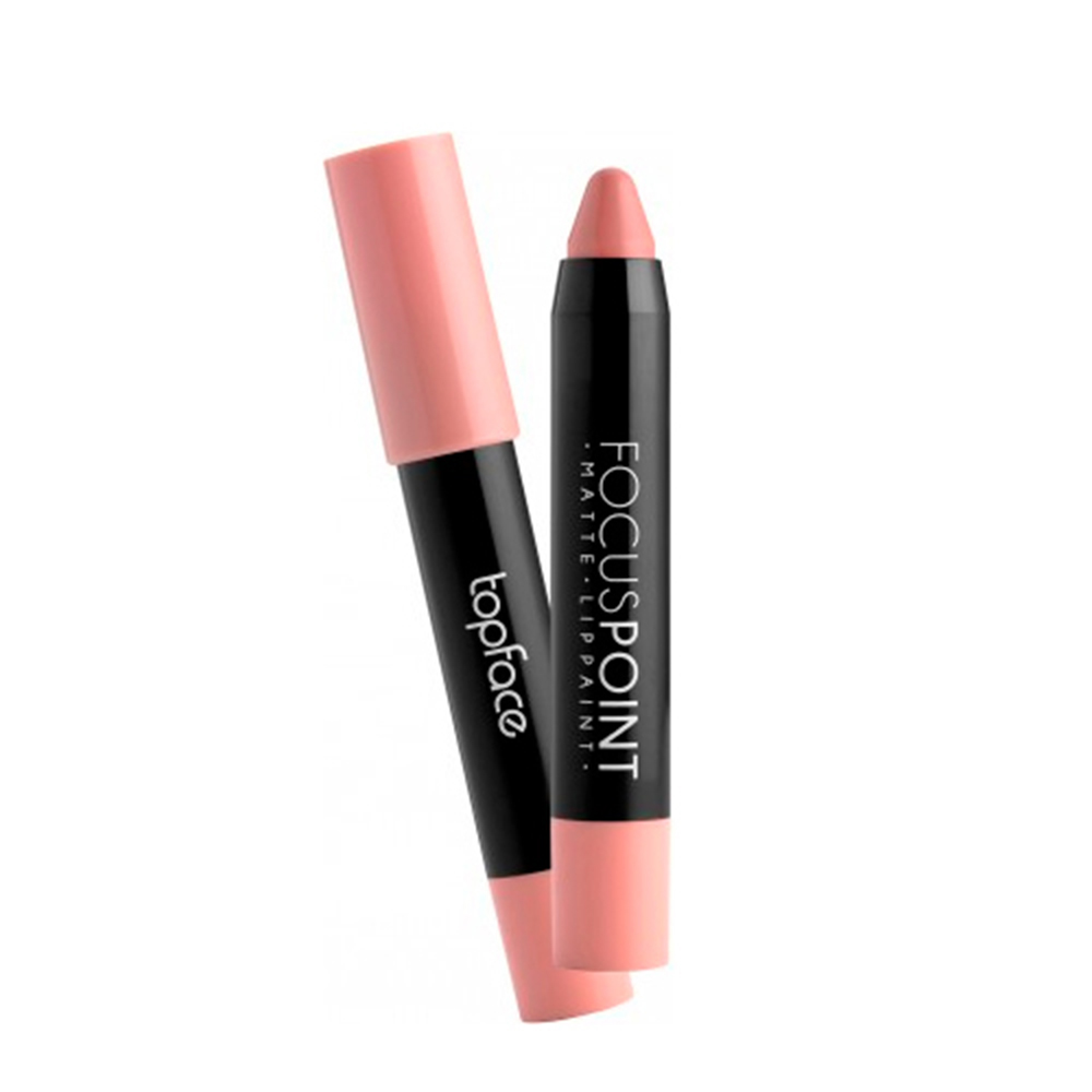 Помада-карандаш для губ Focus Point Matte TopFace 01,  3.5 г