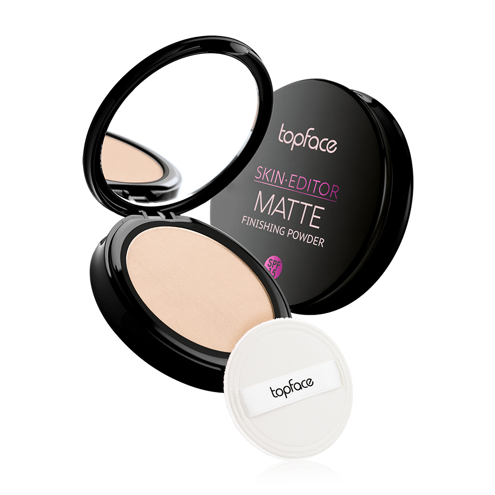 Пудра компактна Skin Editor Matte Powder Topface 02, 10 г