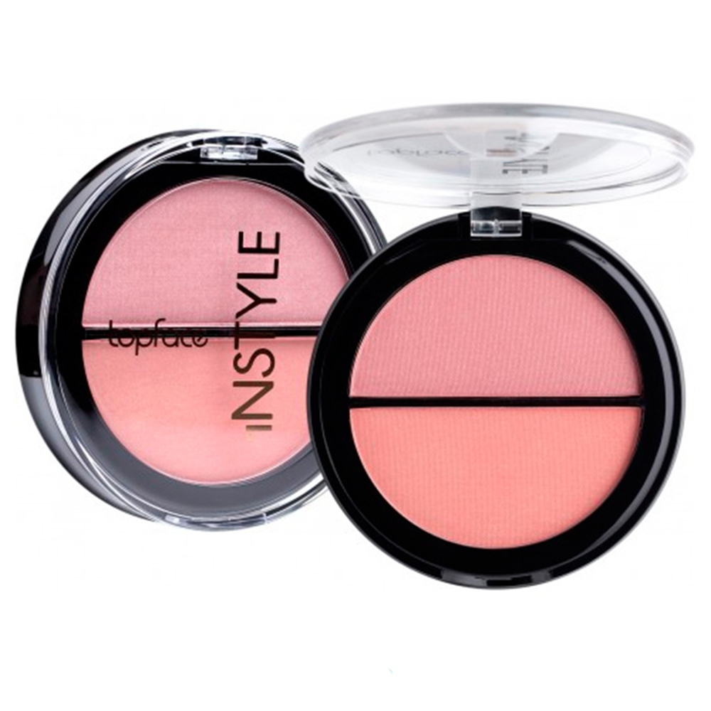 Румяна для лица Instyle Twin Blush On TopFace 002,  10 г