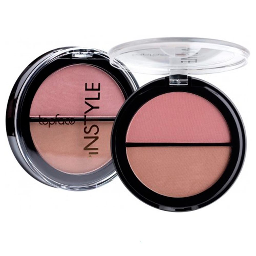 Рум'яна для обличчя Instyle Twin Blush On TopFace 004, 10 г