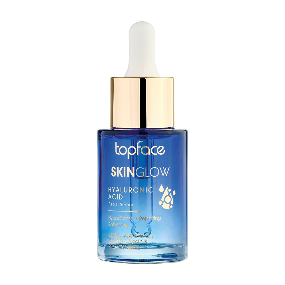 Сироватка для обличчя з гіалуроновою кислотою Skin Glow Vegan Hyaluronic Acid Facial Serum TopFace , 30 мл