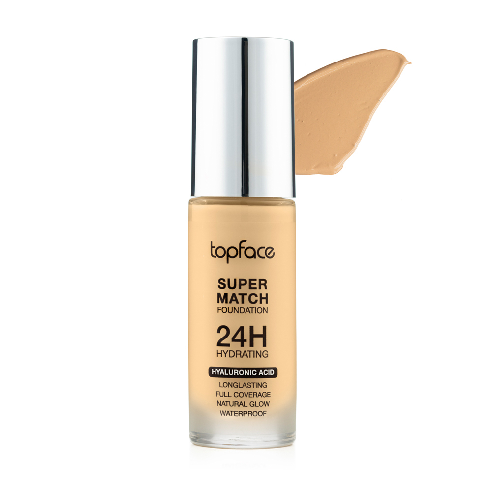 Тональний крем для обличчя Super Match 24H Foundation Topface 007 - Warm Almond, 30 мл