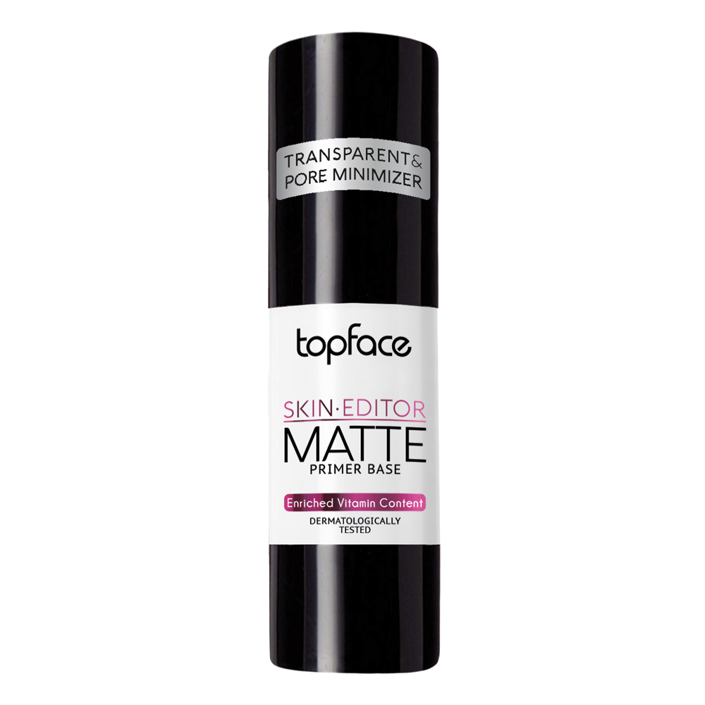 База под макияж с матовым эффектом Matte Primer Base TopFace 02-Transparent,  31 мл