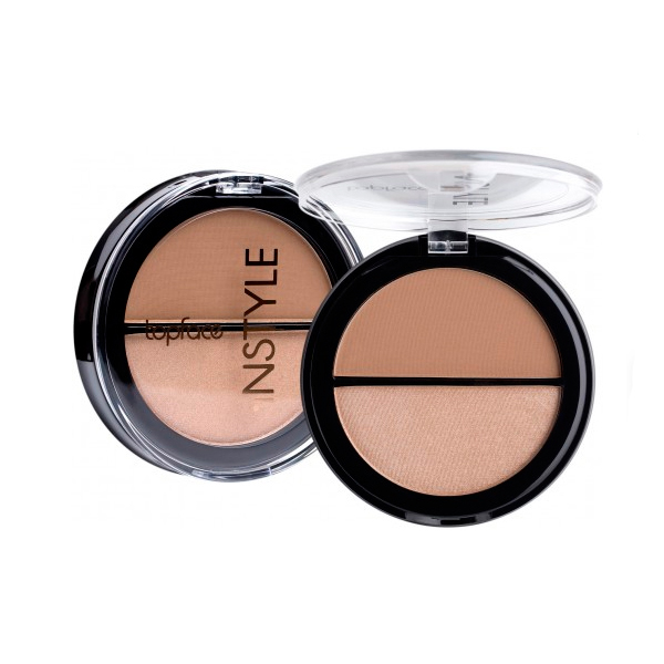 Пудра-хайлайтер для обличчя Instyle Highlighter Powder Contour Topface 02, 10 г