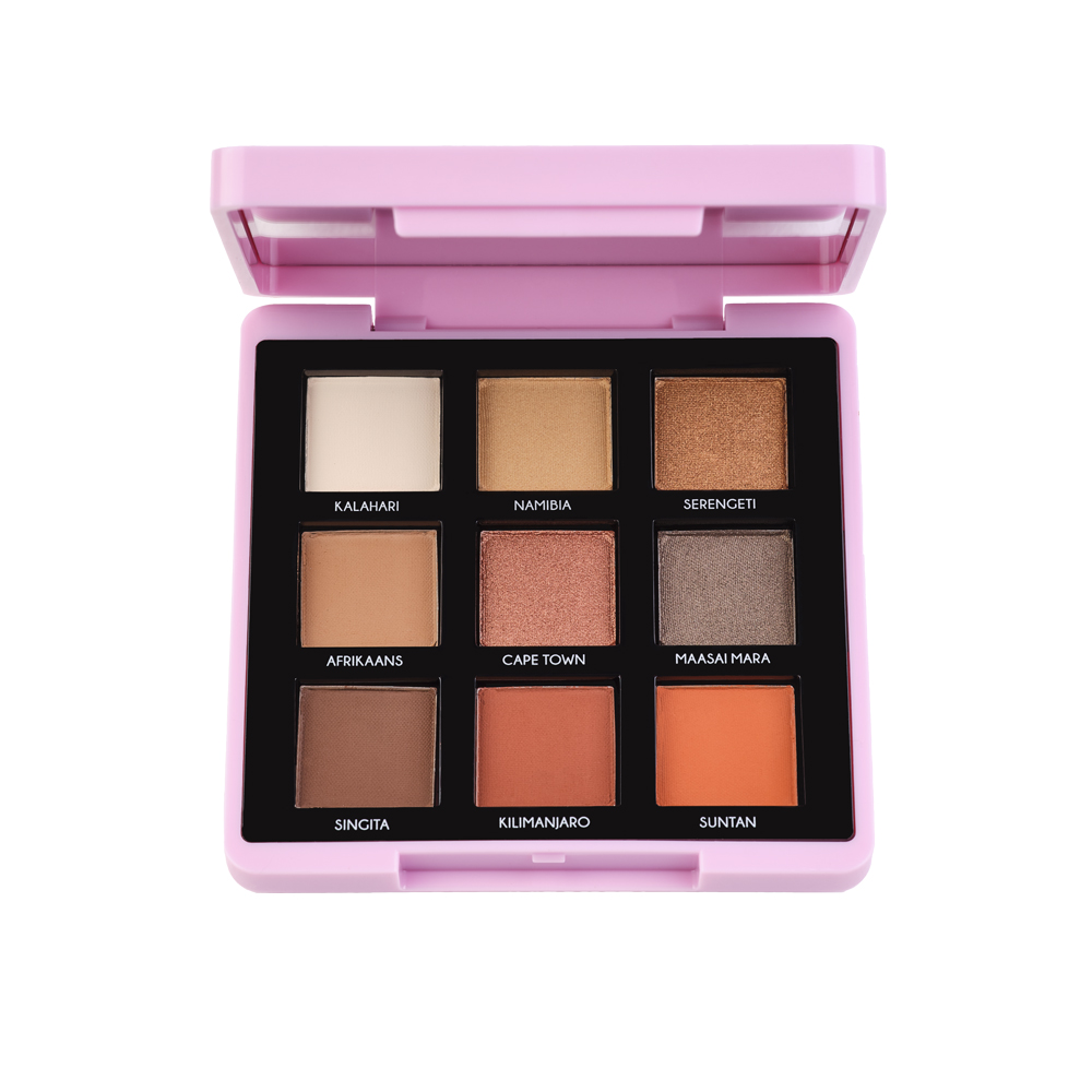 Палетка тіней для повік Maestro Academy Eyeshadow Bar Topface 002 - Safari Stories, 7 г