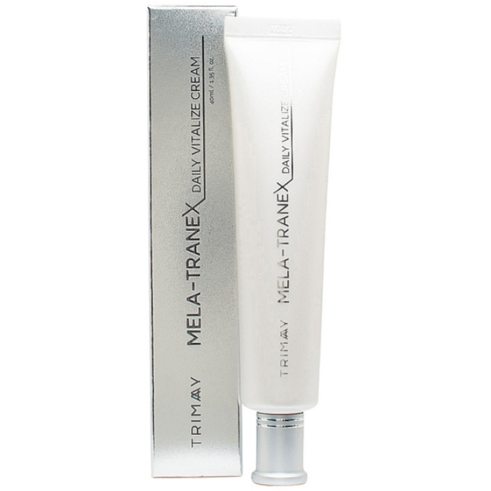 Освітлювальний крем для обличчя з транексамовою кислотою Mela-Tranex Daily Vitalize Cream Trimay, 40 мл
