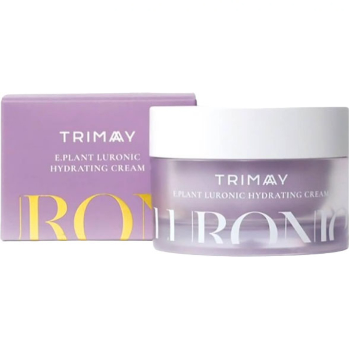 Зволожувальний крем на основі баклажана та гіалуронової кислоти E.Plant Luronic Hydrating Cream Trimay, 50 мл