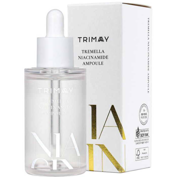 Ультразволожувальна сироватка для сяйва шкіри з тремелою та 20% ніацинаміду Tremella Niacinamide Ampoule Trima