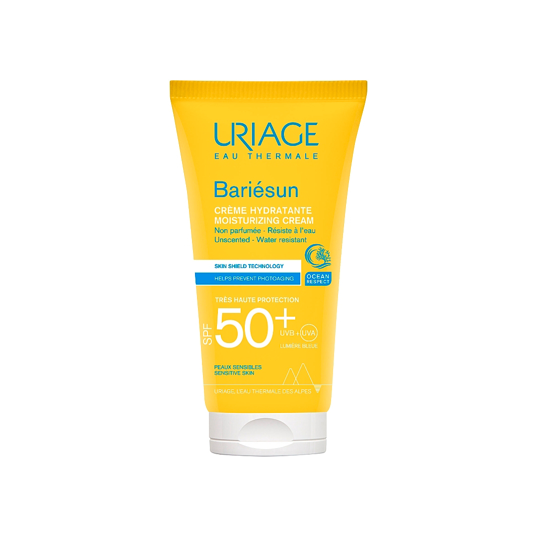 Uriage Сонцезахисний зволожуючий крем без ароматизаторів Bariesun Moisturuzing Cream Unscented SPF50+, 50 мл