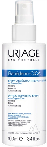 Uriage Відновлювальний цика-спрей для тіла Bariéderm Drying Repairing Cu-Zn Підсушувальний 100 мл — купити в Україні