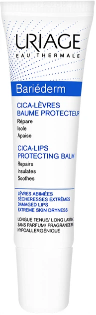 Uriage Відновлювальний цика-бальзам для губ Bariederm Cica-Lips Repairing Balm 15 мл — купити в Україні