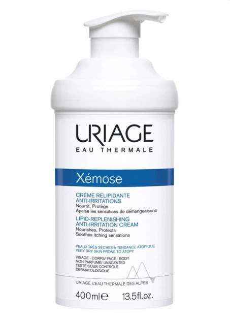 Uriage Крем ліпідовідновлюючий проти подразнень Xemose Lipid Replenishing Anti-Irritation Cream, 400 мл