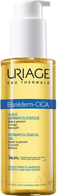 Uriage Олія для запобігання розтяжкам Bariederm Dermatological Cica-Oil, 100 мл