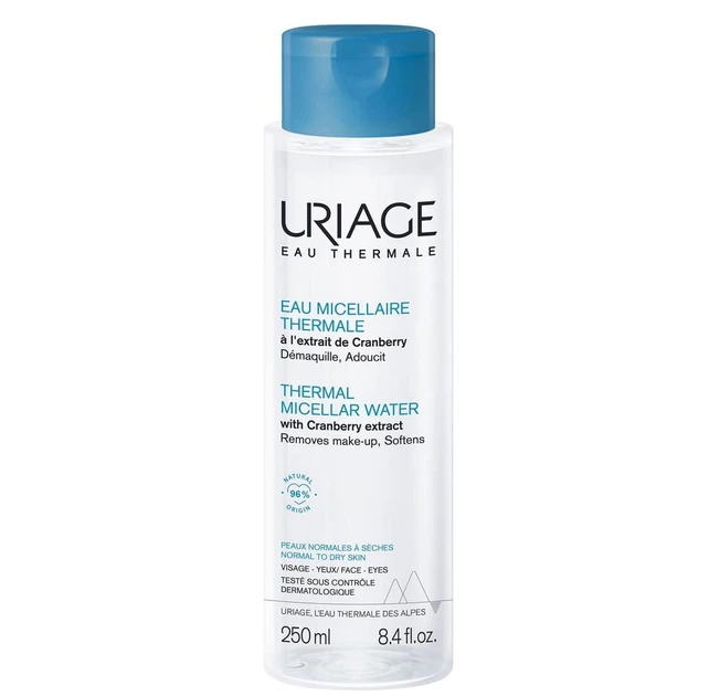 Uriage Мицеллярная вода для нормальной и сухой кожи Thermal Micellar Water Normal To Dry Skin, 250 м