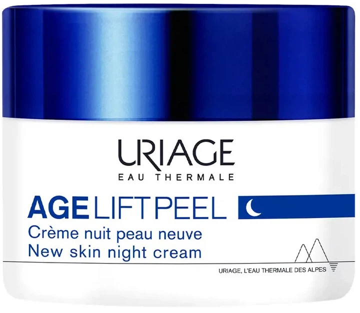 Uriage Нічний крем для обличчя Age Lift Peel New Skin Night Cream, 50 мл