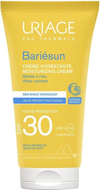 Uriage Солнцезащитный крем для лица Bariesun Moisturising Cream High Protection SPF30+, 50 мл