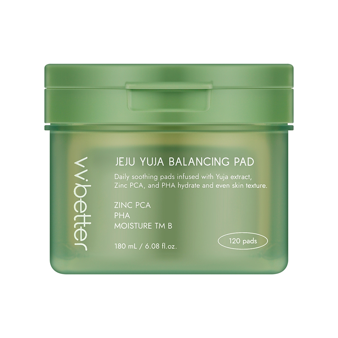 VVBetter Балансувальні тонер-педи з екстрактом юдзу Jeju Yuja Balancing Pads, 120шт