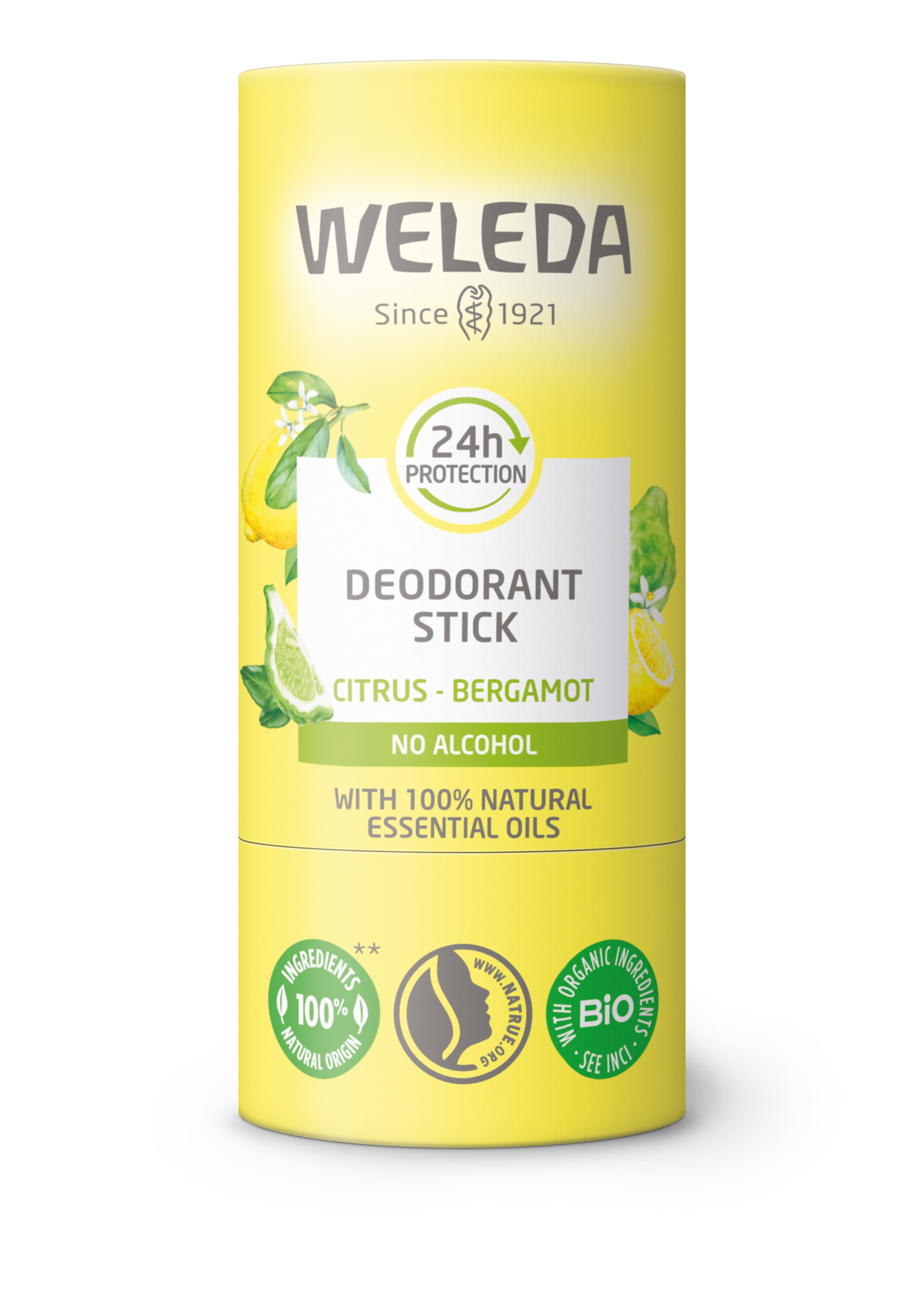 Weleda Deodorant Stick Citrus-Bergamot — дезодорант-стик цитрус-бергамот, 50 г