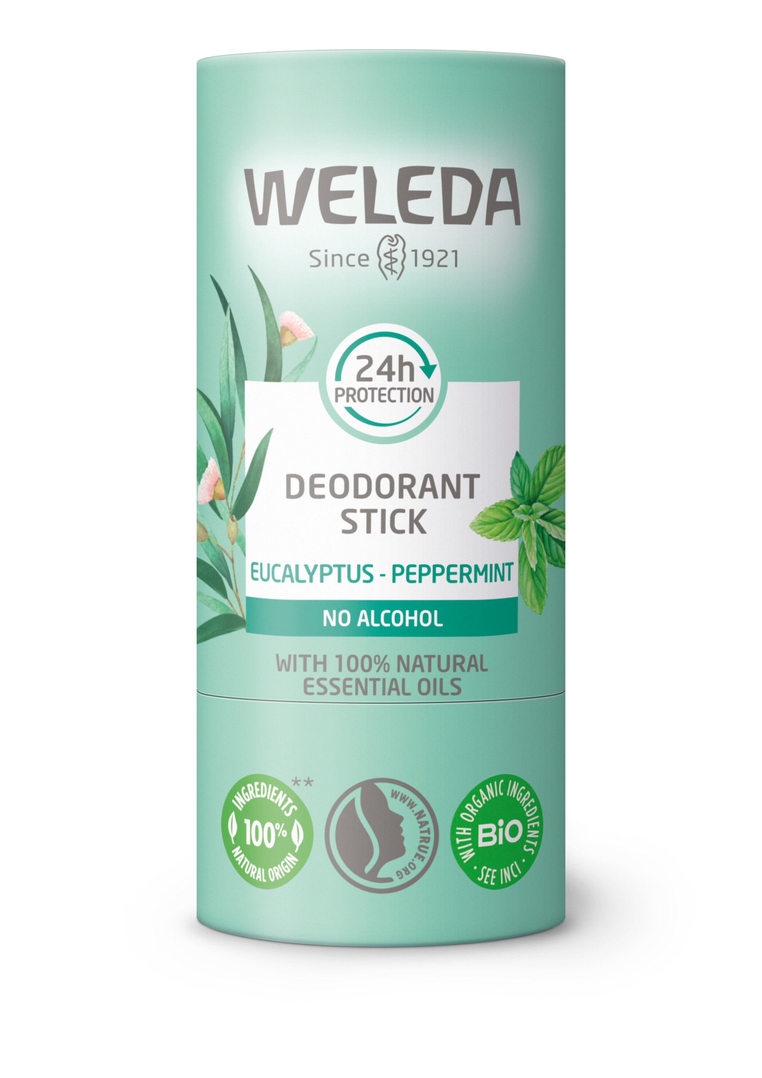 Weleda Deodorant Stick Eucalyptus-Peppermint — дезодорант-стік евкаліпт і м’ята перцева, 50 г
