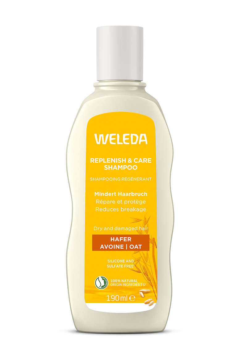 Weleda шампунь курс восстанавливающий для сухих волос с экстрактом овса Oat Replenishing Shampoo 190 мл. — купить в Украине