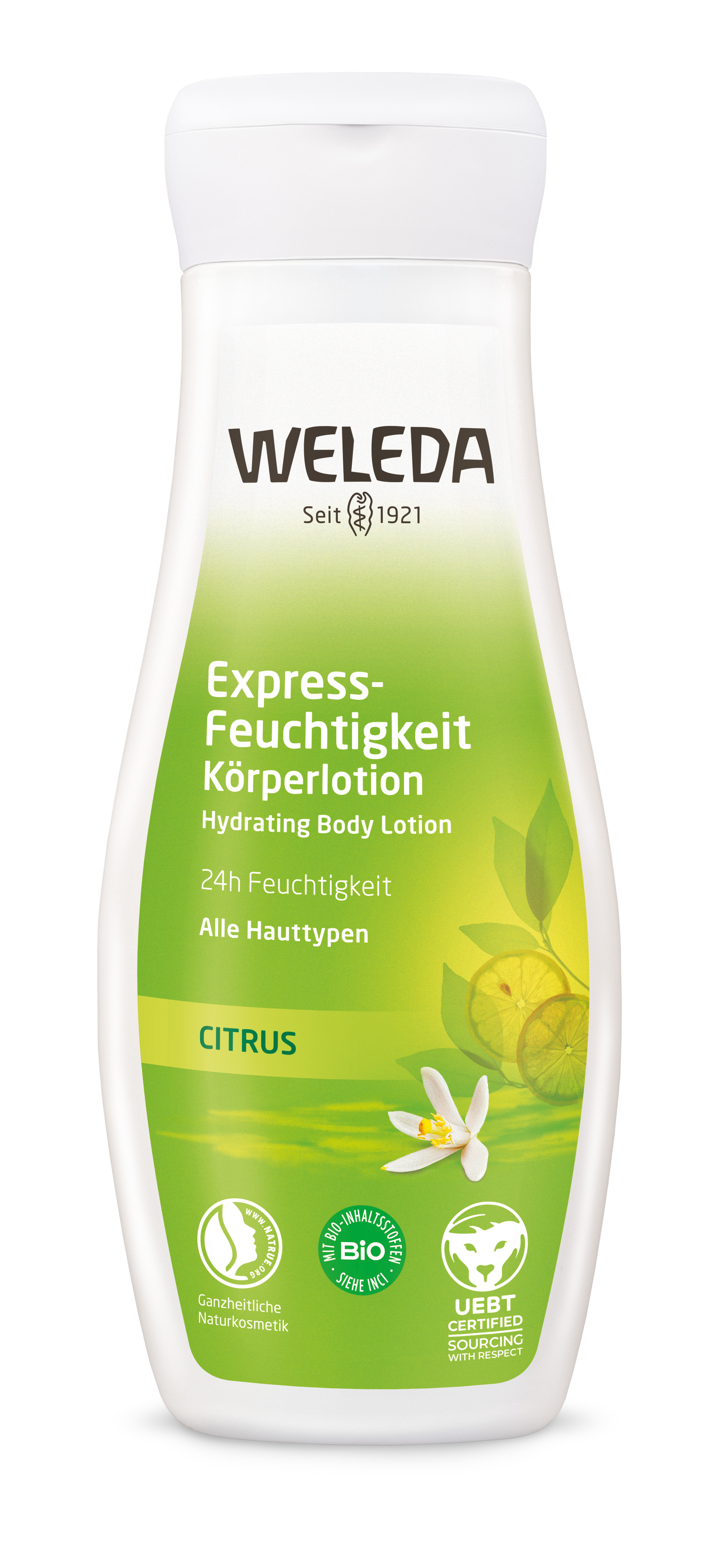 Weleda лосьйон для тіла легкий зволожувальний цитрусовий Citrus Hydrating Body Lotion 200 мл. — купити в Україні