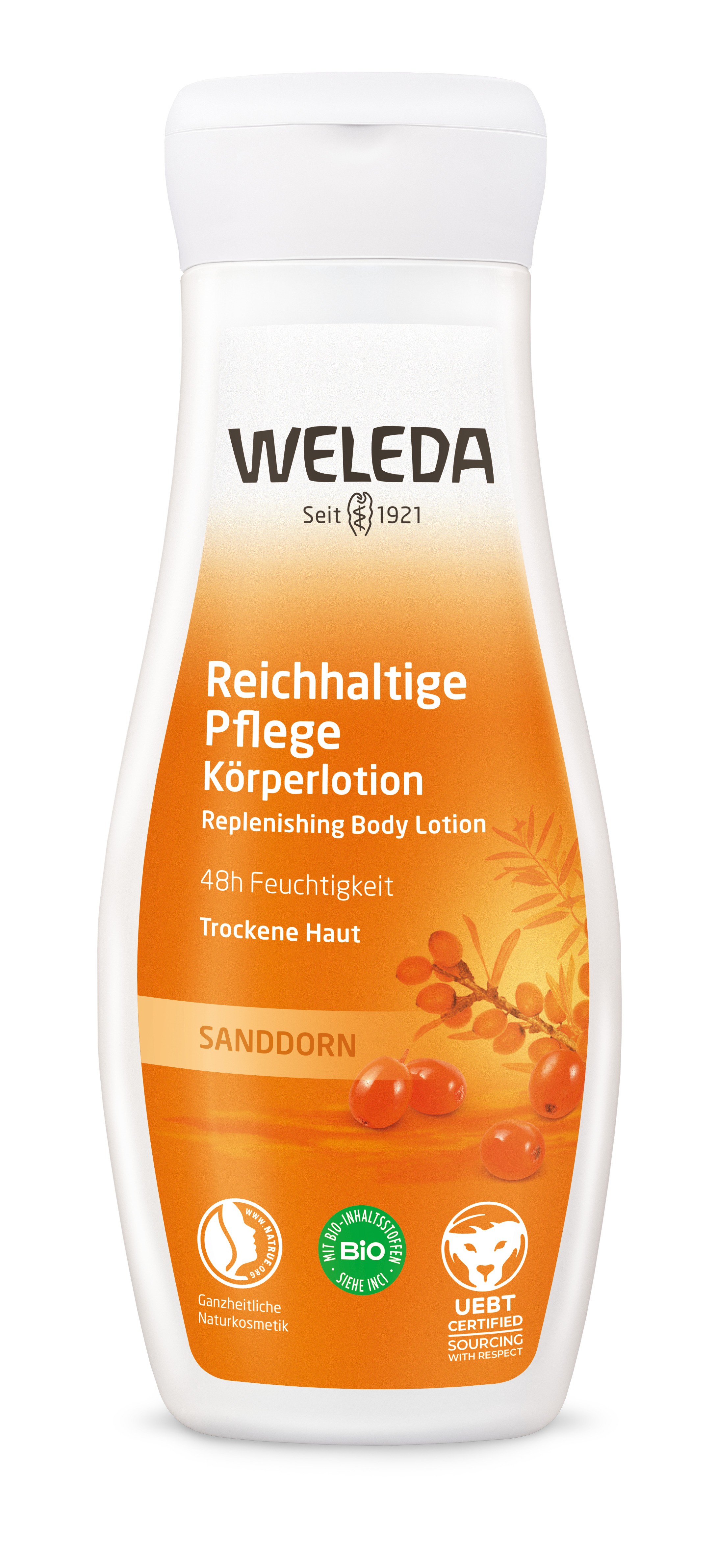 Weleda Sea Buckthorn Replenishing Body Lotion — лосьйон для тіла живильний з обліпихою, 200 мл