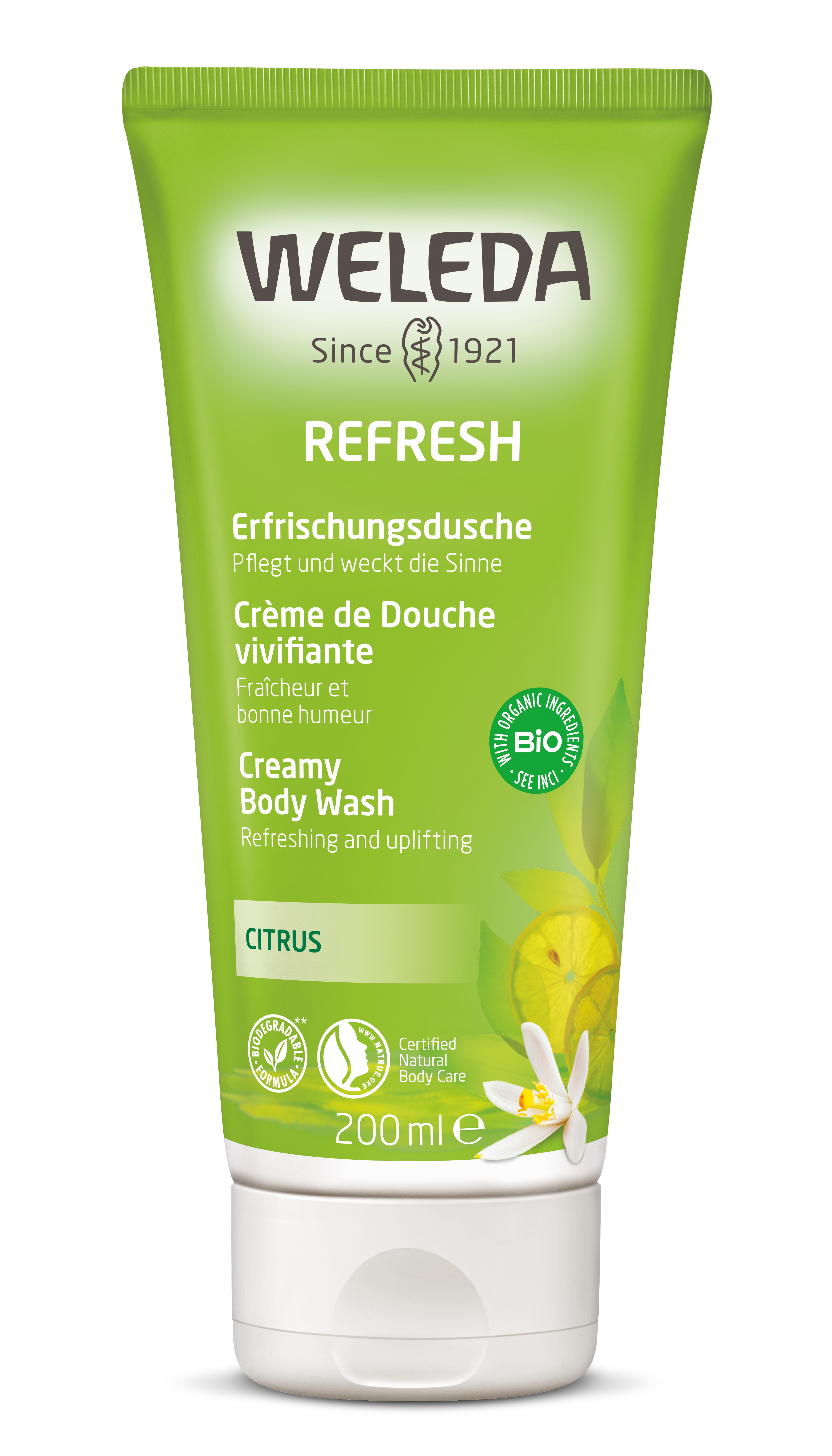 Weleda гель для душу цитрусовий освіжаючий Citrus Creamy Body Wash 200 мл. — купити в Україні
