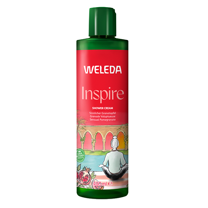 Weleda Pomegranate Creamy Body Wash — відновлювальний гранатовий крем-гель для душу, 400 мл