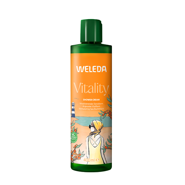 Weleda Sea Buckthorn Creamy Body Wash — гель для душу обліпиховий тонізуючий, 400 мл