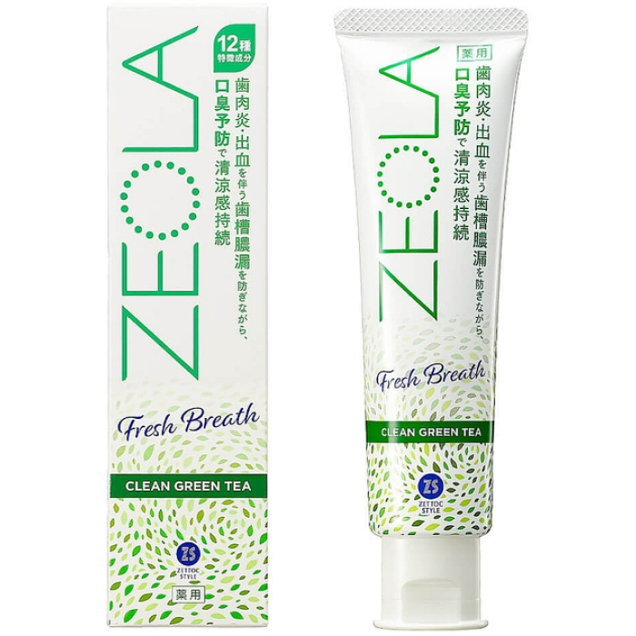 Зубна паста "Свіжий подих" Zeola White Fresh Breath Zettoc, 95 мл