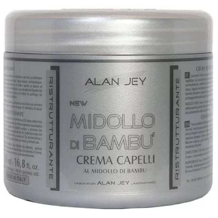 Крем-бальзам, що реструктурує з екстрактом стебла-бамбука Alan Jey, 500 мл