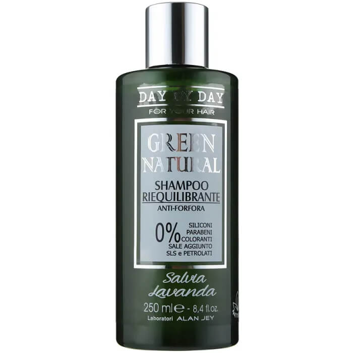 Шампунь ребалансирующий против перхоти green natural Alan Jey, 250 мл