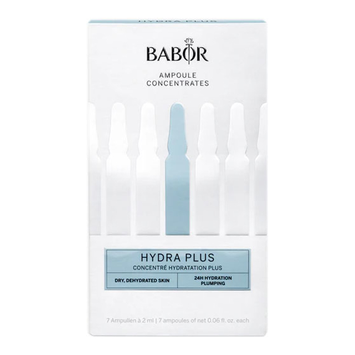 Зволожуючі ампули для сухої та пошкодженої шкіри Ampoule Concentrates Hydra Plus BABOR, 7x2 мл