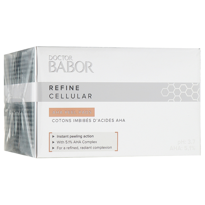 АНА-Пилинг диски Doctor BABOR Refine Cellular AHA Peel Pads BABOR, 60шт